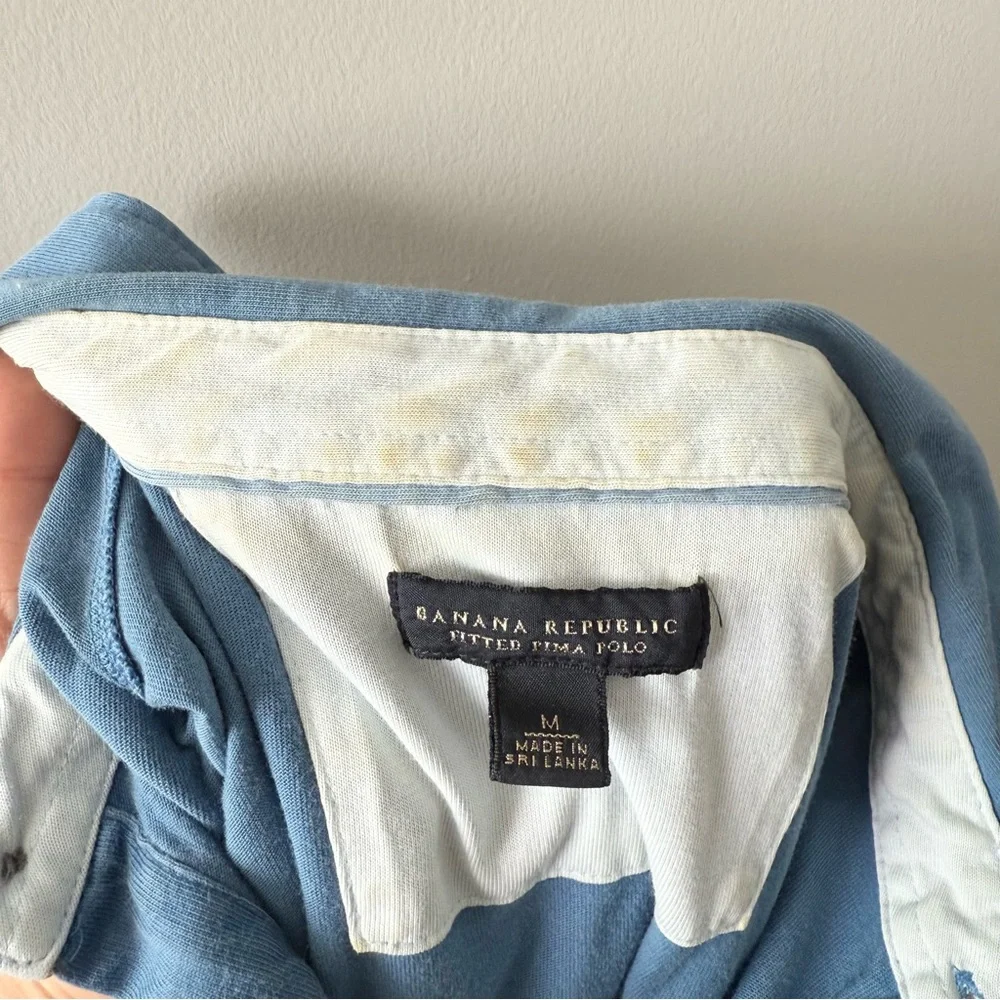Banana Republic Blue‎ Polo Shirt M